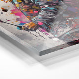 فن الشارع للرجل المmasked