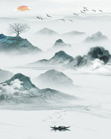 Janu Chinese Landscape Janu Canvas