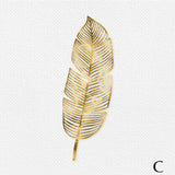 Janu Golden Leaves White Janu Canvas