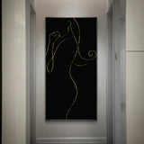 Janu Golden Woman Janu Canvas